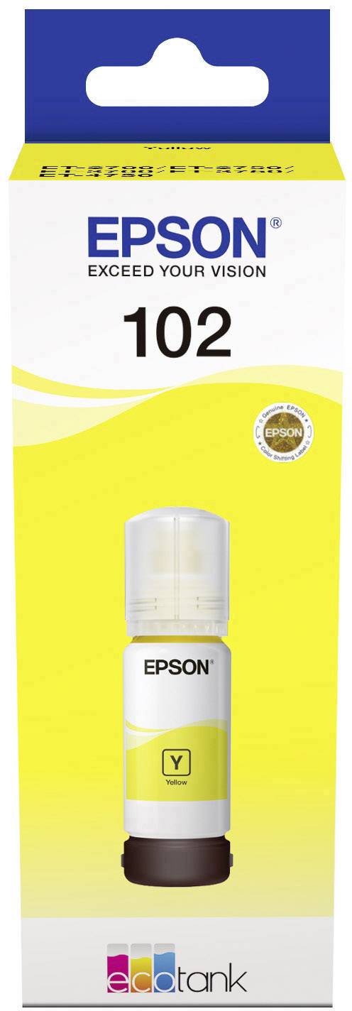 Мастила в бутилки за принтери и печатащи устройства на Epson EcoTank ET-2750 C13T03R440 Epson 102.  цнимка 2.