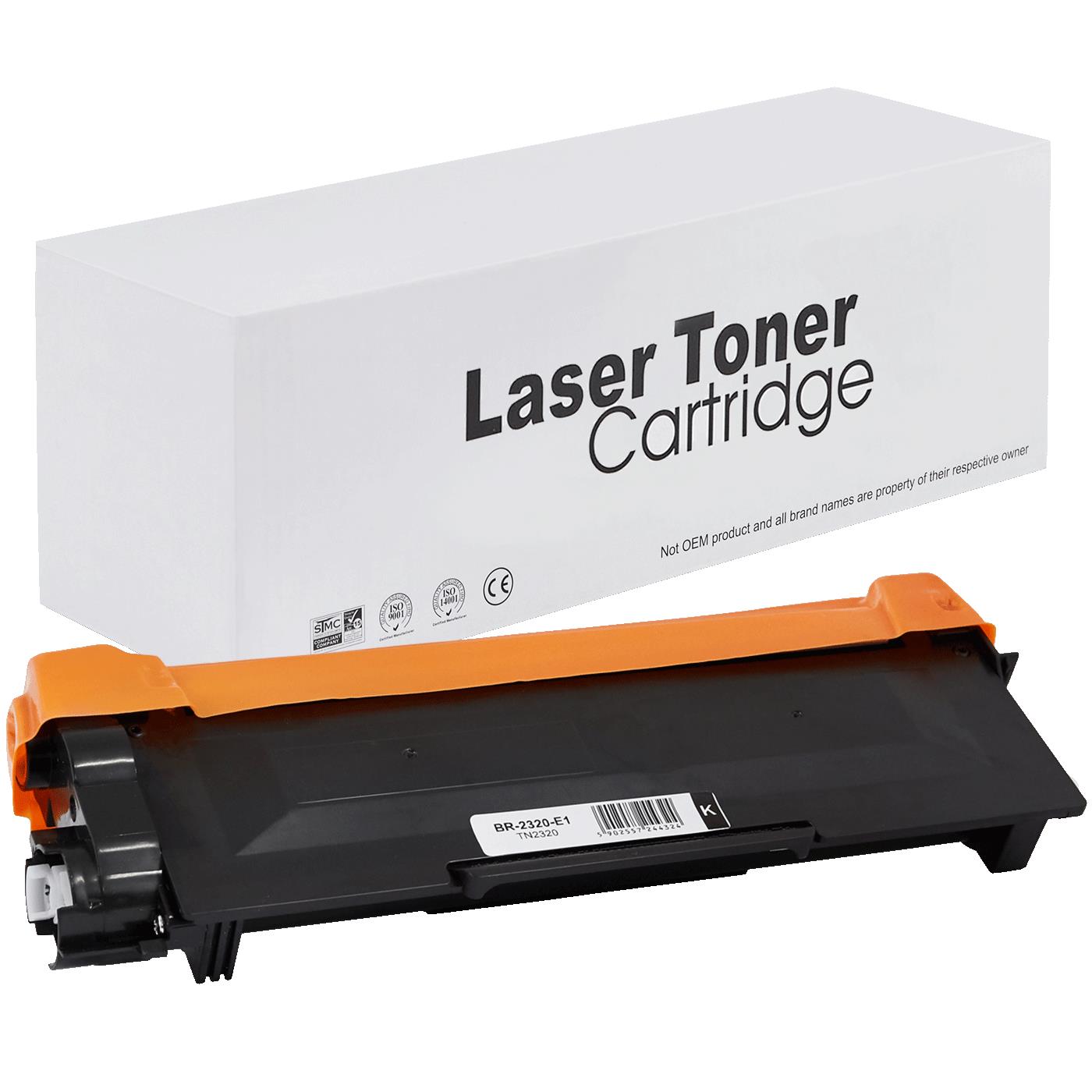 съвместима тонер касета за принтери и печатащи устройства на Brother MFC-L2700D Toner BR-2320 | TN2320 / TN2310 / TN-2320. Ниски цени, прецизно изпълнение, високо качество.