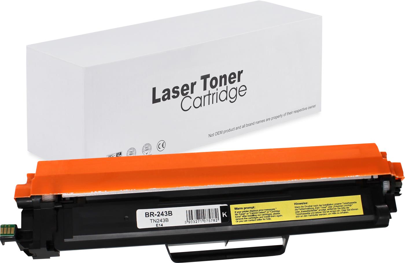съвместима тонер касета за принтери и печатащи устройства на Brother DCP-L3550CDW Toner BR-243B | TN243B. Ниски цени, прецизно изпълнение, високо качество.