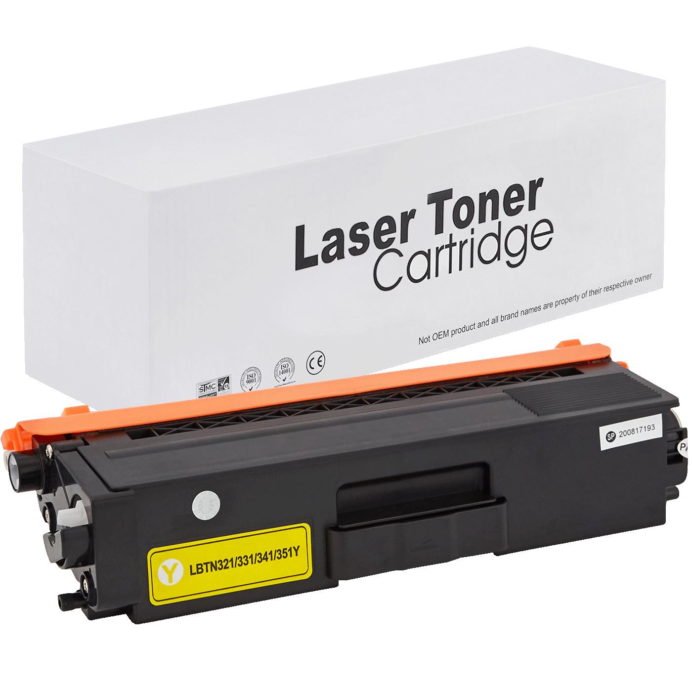 съвместима тонер касета за принтери и печатащи устройства на Brother DCP-L 8450 CDW Toner BR-321Y | TN321Y. Ниски цени, прецизно изпълнение, високо качество.
