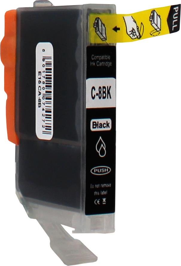патрон, мастилена касета-глава, мастилница за принтери и печатащи устройства на Canon IP6700D Ink CA-8B | 0620B / CLI8BK. Ниски цени, прецизно изпълнение, високо качество.