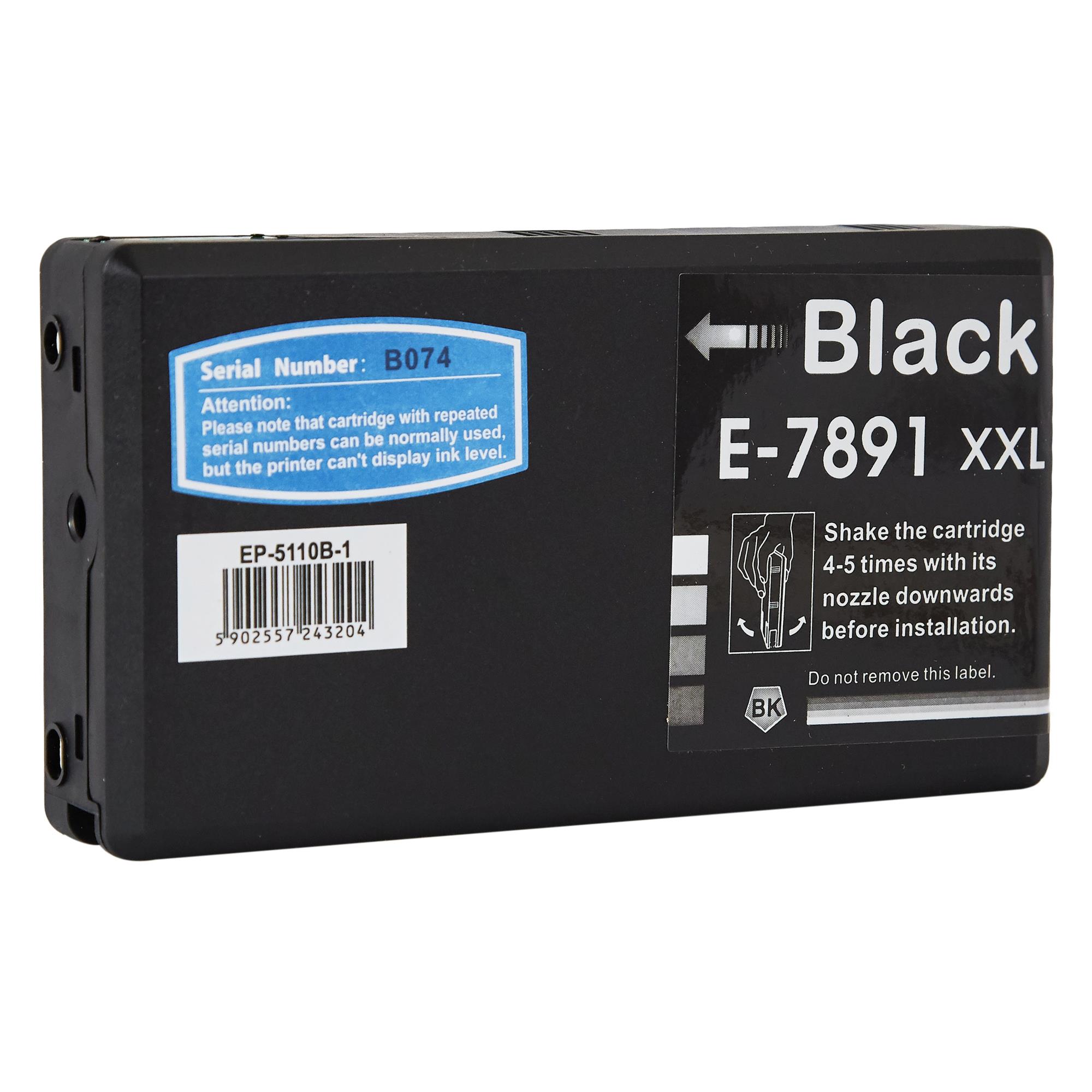 патрон, мастилена касета-глава, мастилница за принтери и печатащи устройства на Epson PRO WF-5190 DW Ink EP-5110B | C13T789140 / T7891. Ниски цени, прецизно изпълнение, високо качество.