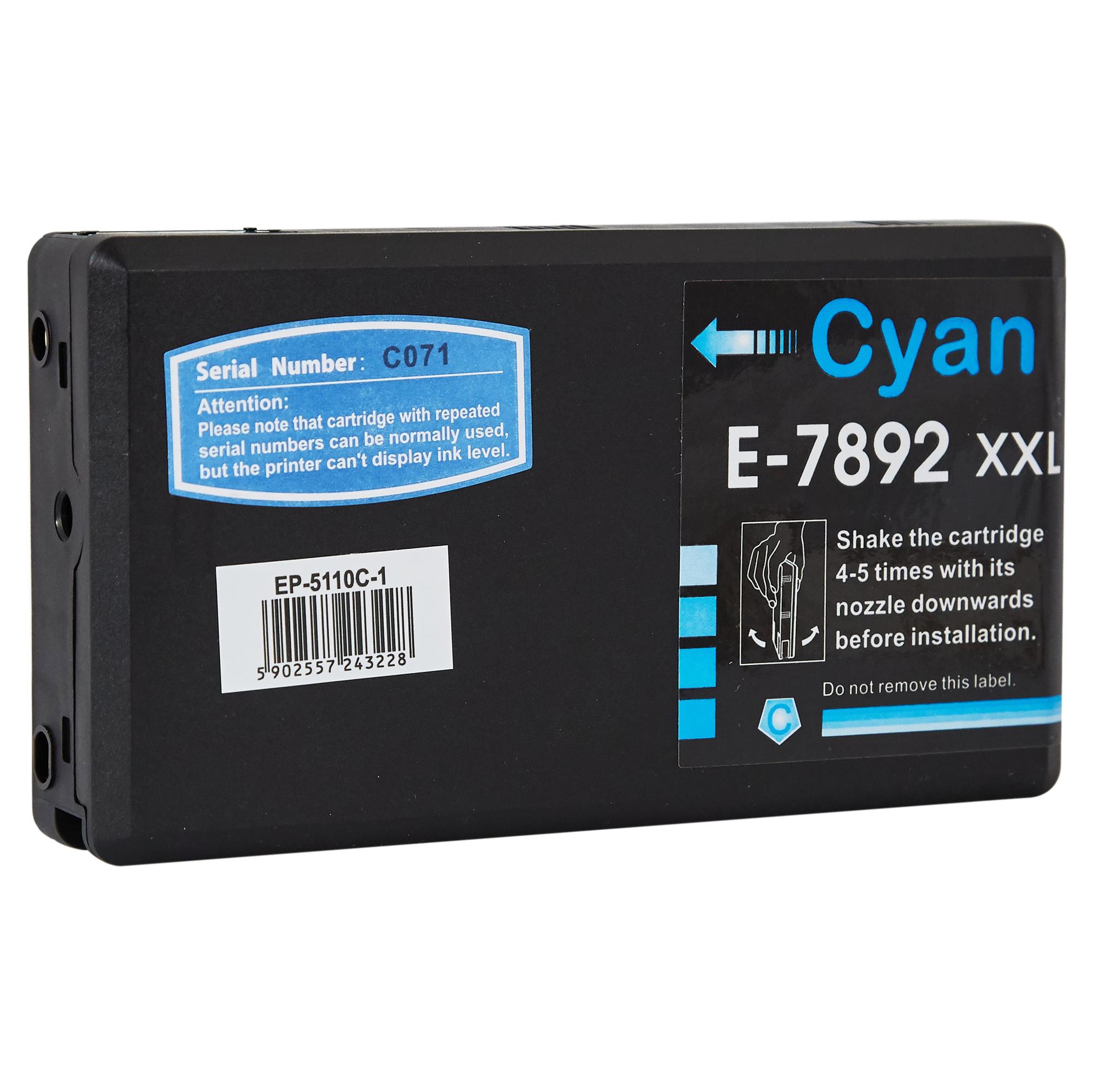 патрон, мастилена касета-глава, мастилница за принтери и печатащи устройства на Epson PRO WF-5690 DWF Ink EP-5110C | C13T789240 / T7892. Ниски цени, прецизно изпълнение, високо качество.