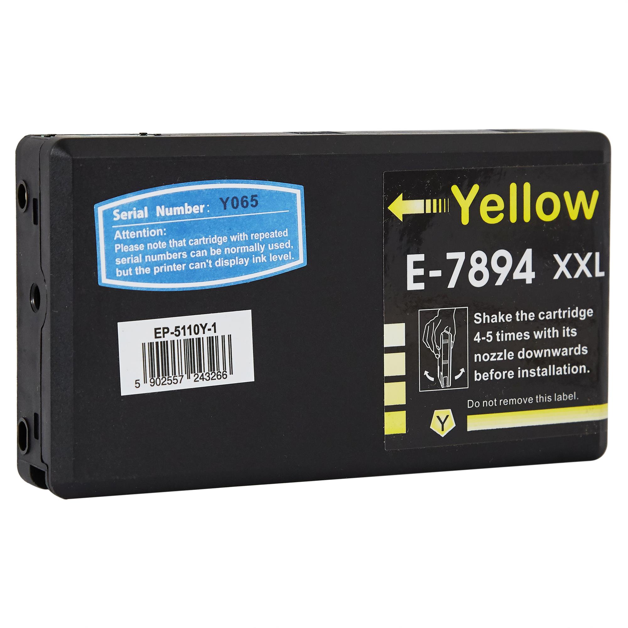 патрон, мастилена касета-глава, мастилница за принтери и печатащи устройства на Epson PRO WF-5690 DWF Ink EP-5110Y | C13T789440 / T7894. Ниски цени, прецизно изпълнение, високо качество.
