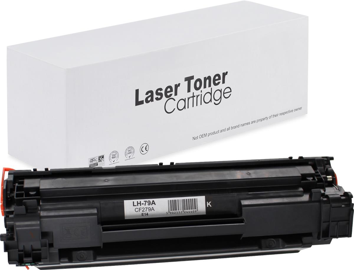съвместима тонер касета за принтери и печатащи устройства на Hewlett Packard (HP) LASERJET PRO M 12A Toner HP-79A | CF279A / 79A / CF279 XL. Ниски цени, прецизно изпълнение, високо качество.