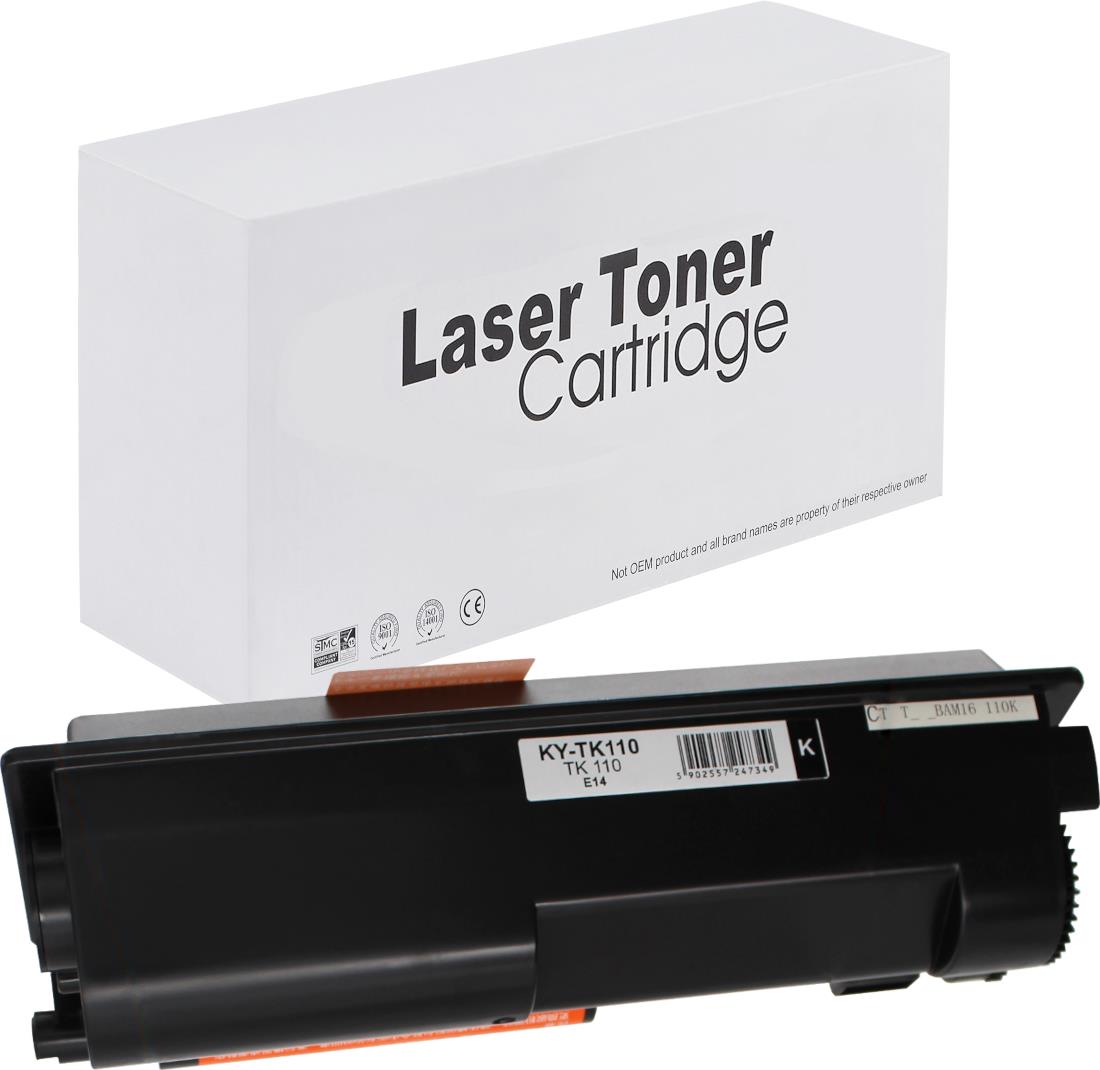 съвместима тонер касета за принтери и печатащи устройства на Kyocera Mita FS-720 Toner KY-TK110 | TK 110. Ниски цени, прецизно изпълнение, високо качество.