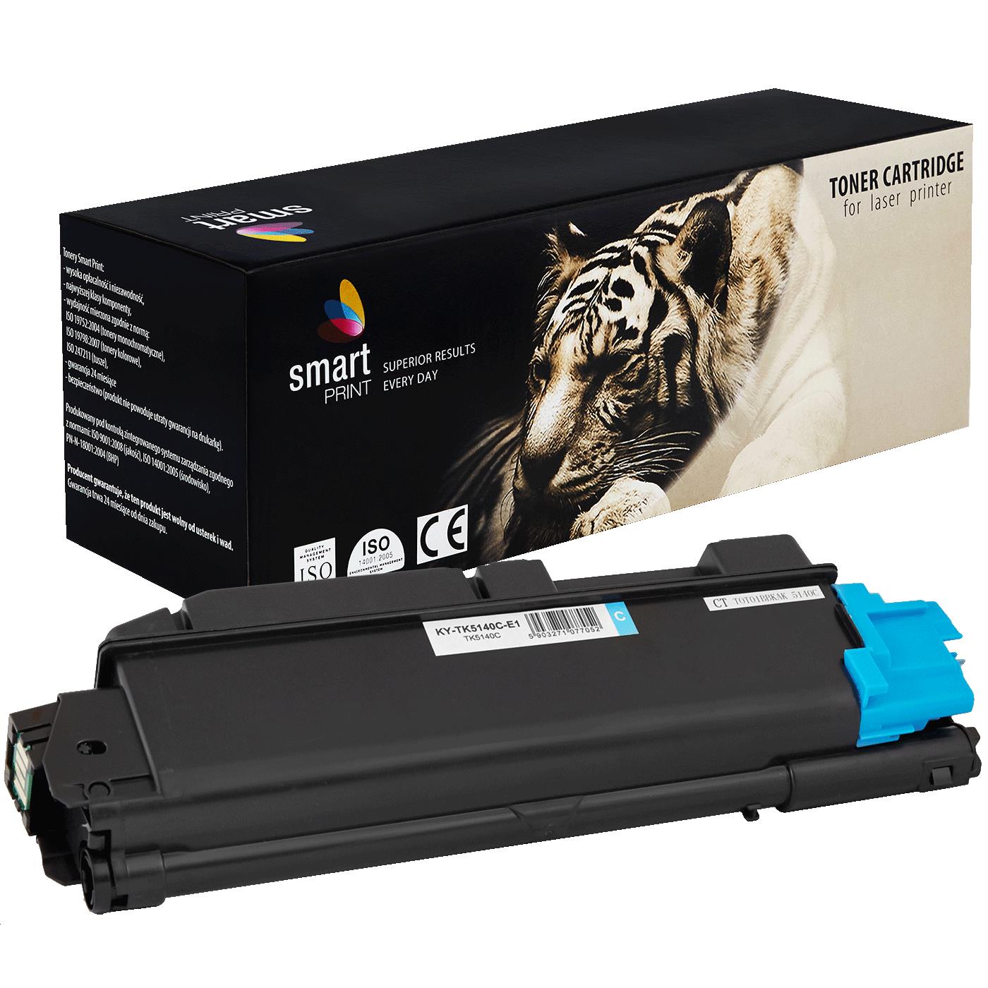 съвместима тонер касета за принтери и печатащи устройства на Kyocera Mita Kyocera: M6030 CDN, M6530 CDN,  P6130 CDN,  new new Toner KY-TK5140C | TK5140C. Ниски цени, прецизно изпълнение, високо качество.