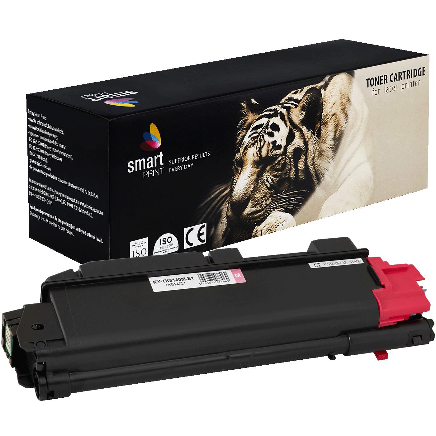 съвместима тонер касета за принтери и печатащи устройства на Kyocera Mita Kyocera: M6030 CDN, M6530 CDN,  P6130 CDN,  new new Toner KY-TK5140M | TK5140M. Ниски цени, прецизно изпълнение, високо качество.