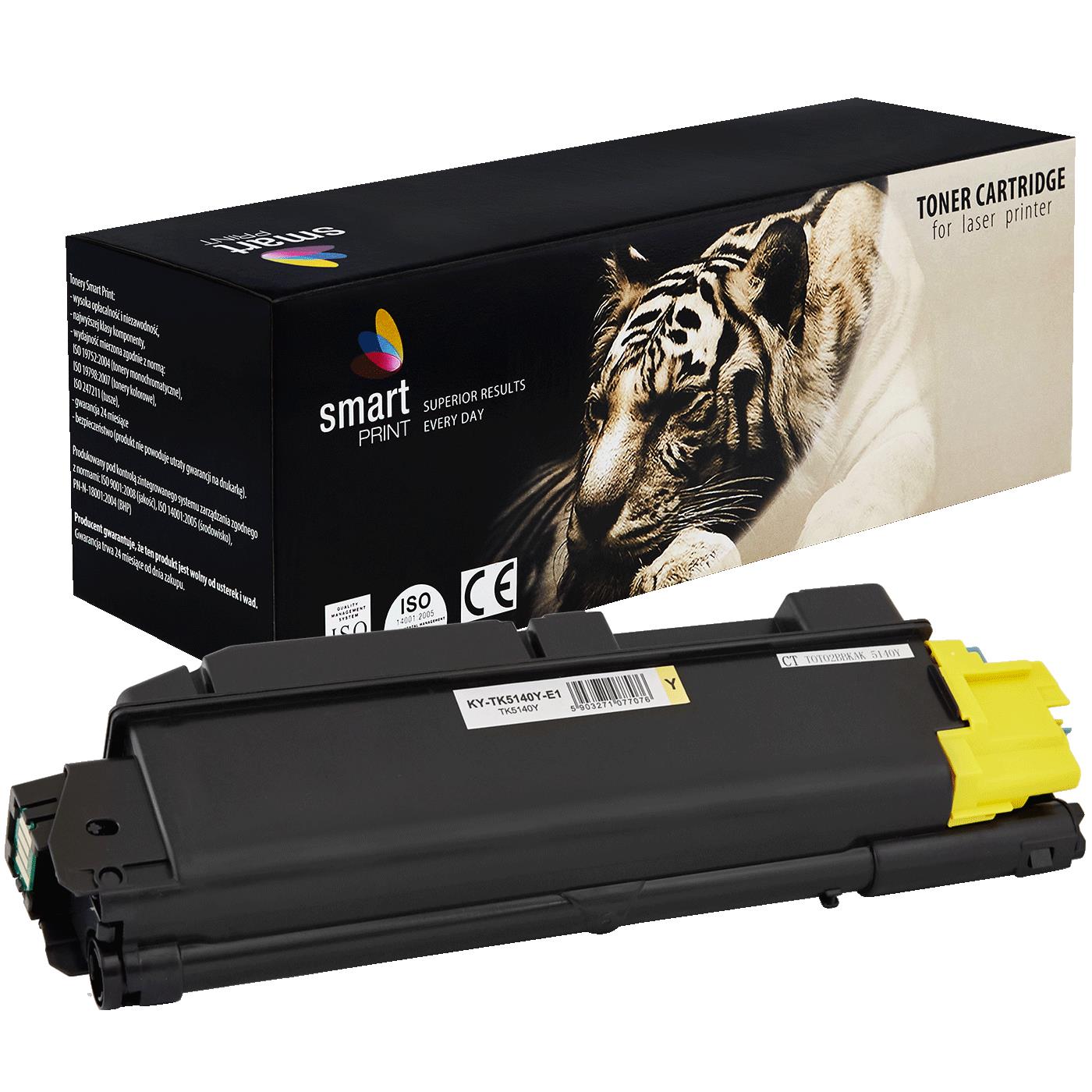 съвместима тонер касета за принтери и печатащи устройства на Kyocera Mita Kyocera: M6030 CDN, M6530 CDN,  P6130 CDN,  new new Toner KY-TK5140Y | TK5140Y. Ниски цени, прецизно изпълнение, високо качество.