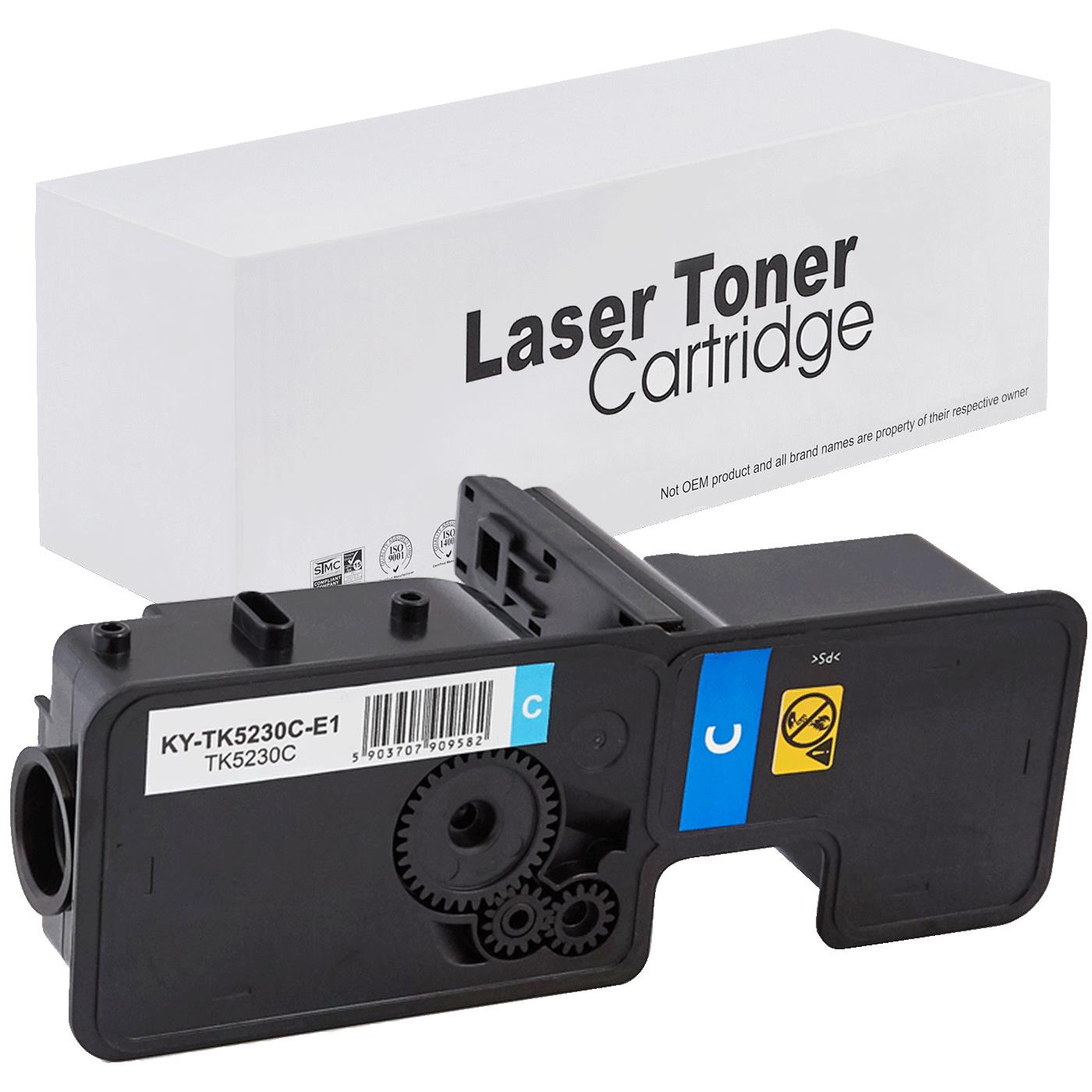 съвместима тонер касета за принтери и печатащи устройства на Kyocera Mita Ecosys P5021cdn Toner KY-TK5230C | TK5230C. Ниски цени, прецизно изпълнение, високо качество.