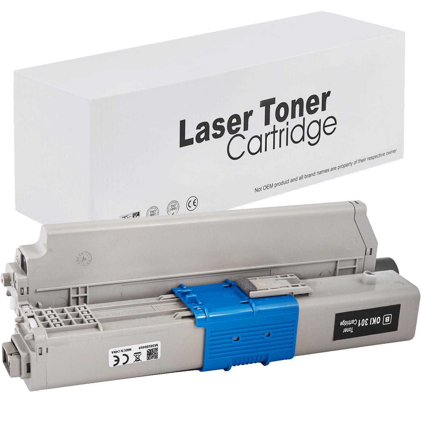 съвместима тонер касета за принтери и печатащи устройства на Oki MC 342 DN Toner OK-301B | 44973536. Ниски цени, прецизно изпълнение, високо качество.