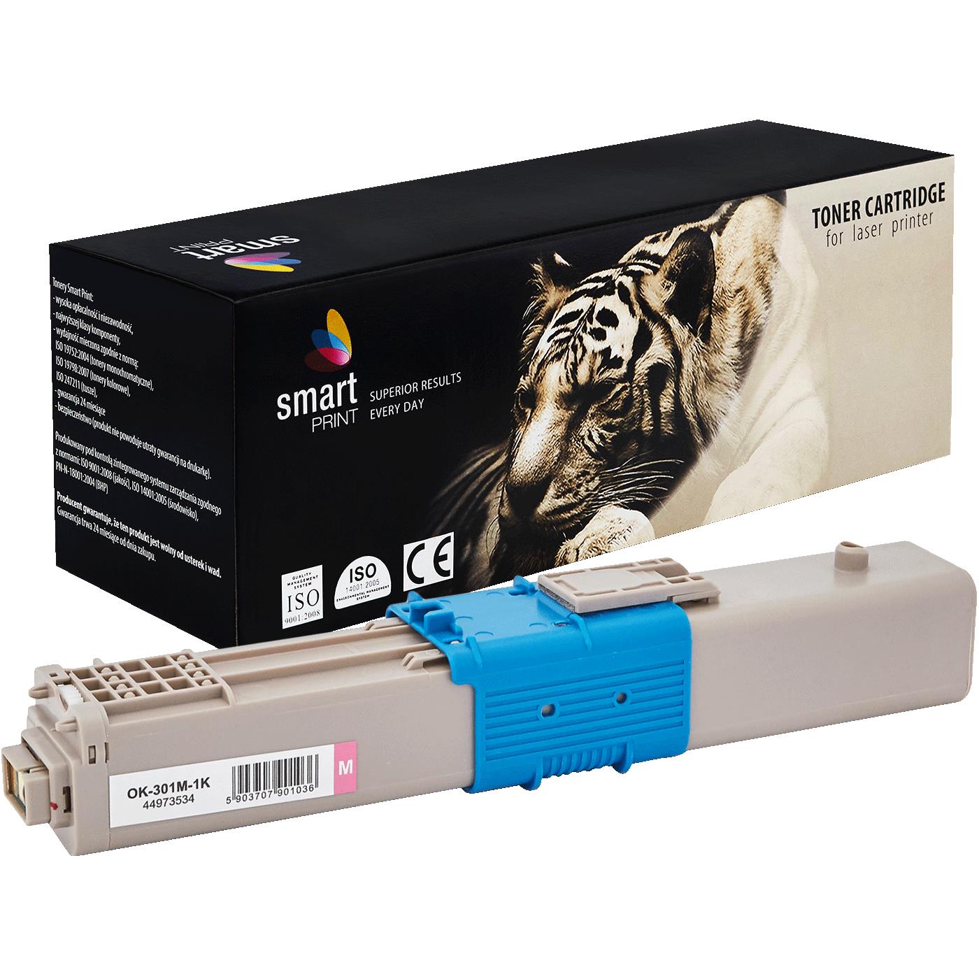 съвместима тонер касета за принтери и печатащи устройства на Oki MC 342 DN Toner OK-301M | 44973534. Ниски цени, прецизно изпълнение, високо качество.