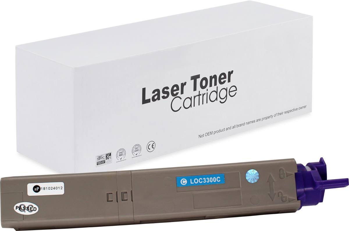 съвместима тонер касета за принтери и печатащи устройства на Oki C 3300 Toner OK-3300XC 43459331. Ниски цени, прецизно изпълнение, високо качество.