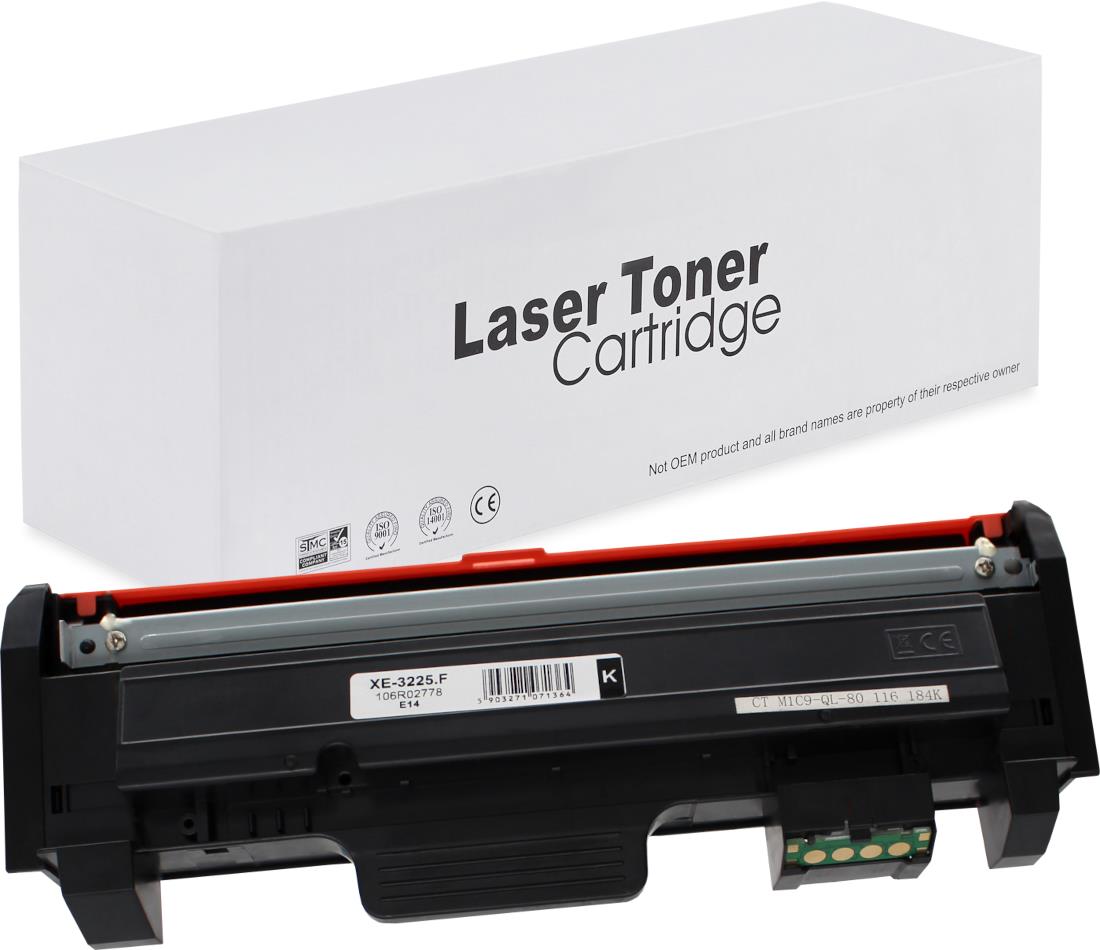 съвместима тонер касета за принтери и печатащи устройства на Xerox WORKCENTRE 3225 Toner XE-3225.F | new chip | 106R02778 / 3052 / 32. Ниски цени, прецизно изпълнение, високо качество.
