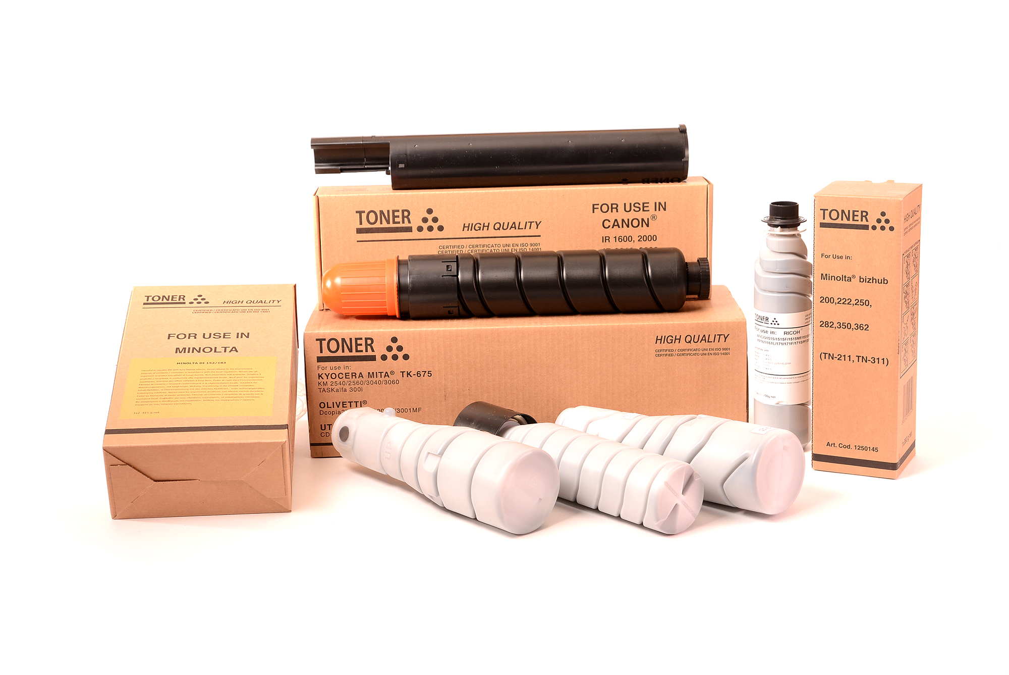 съвместима тонер касета за принтери и печатащи устройства на Utax C225 .  цнимка 2.