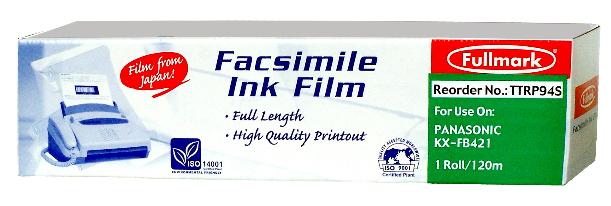 Термо-трансферна лента за принтери и печатащи устройства на Panasonic KX-FB 421 KX-FA 94. Ниски цени, прецизно изпълнение, високо качество.