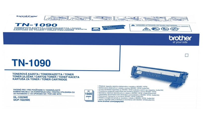 Оригинална тонер касета за принтери и печатащи устройства на Brother DCP-1622W TN-1090. Ниски цени, прецизно изпълнение, високо качество.