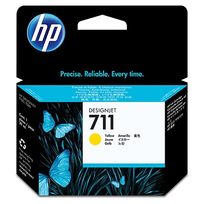 Оригинална мастилена касета (глава, патрон, мастилница) за принтери и печатащи устройства на Hewlett Packard (HP) Designjet T120 CZ132A No 711yw. Ниски цени, прецизно изпълнение, високо качество.