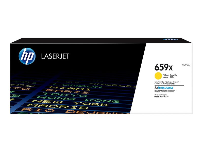 Оригинална тонер касета за принтери и печатащи устройства на Hewlett Packard (HP) Color LaserJet Enterprise M856dn, Color LaserJet Enterprise M856x, Color LaserJet Enterprise MFP M776, Color LaserJet Enterprise MFP M776dn, LaserJet Enterprise MFP M776dn, LaserJet Enterprise Flow MFP M776z, LaserJet Enterprise Flow MFP M776zs W2012X, HP 659X. Ниски цени, прецизно изпълнение, високо качество.