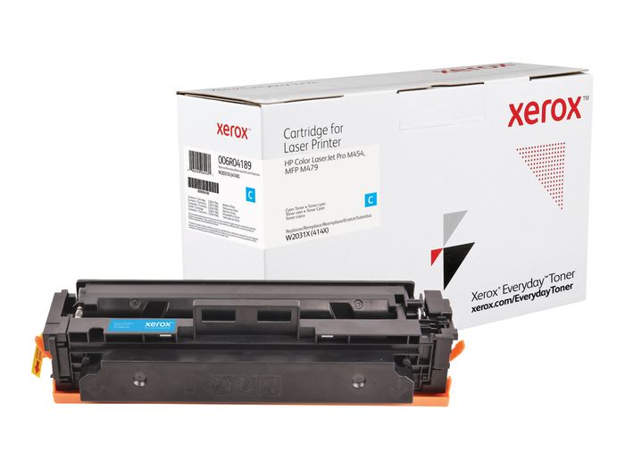 съвместима тонер касета за принтери и печатащи устройства на Hewlett Packard (HP) Color LaserJet Enterprise MFP M480f, Color LaserJet Managed E45028dn, Color LaserJet Pro M454dn, M454dw, M454nw, MFP M479dw, MFP M479fdn, MFP M479fdw, MFP M479fnw, LaserJet Managed E45028dn W2031X 414X 006R04189. Ниски цени, прецизно изпълнение, високо качество.