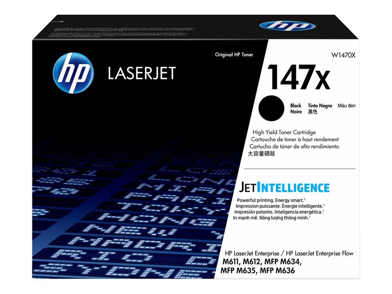 Оригинална тонер касета за принтери и печатащи устройства на Hewlett Packard (HP) M612dn W1470X, 147X. Ниски цени, прецизно изпълнение, високо качество.