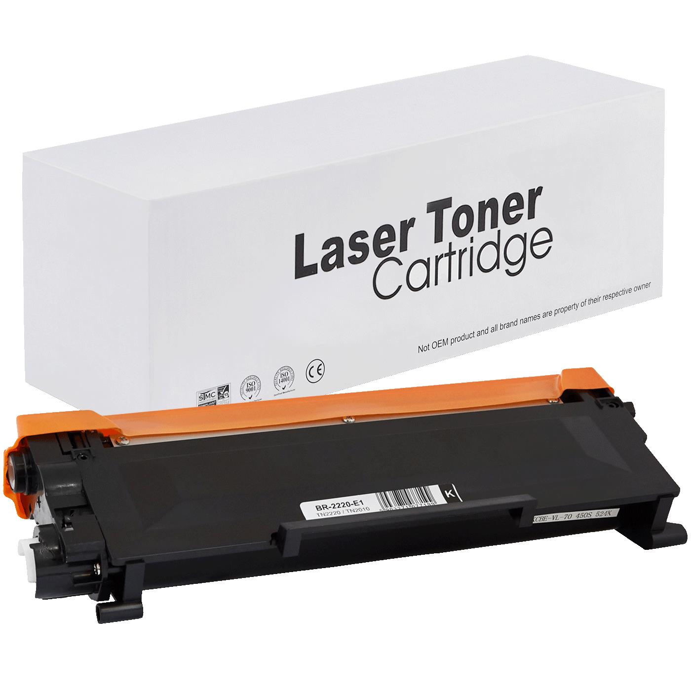 съвместима тонер касета за принтери и печатащи устройства на Brother HL 2240D Toner BR-2220 | TN2220 / TN2010 / TN-2220. Ниски цени, прецизно изпълнение, високо качество.