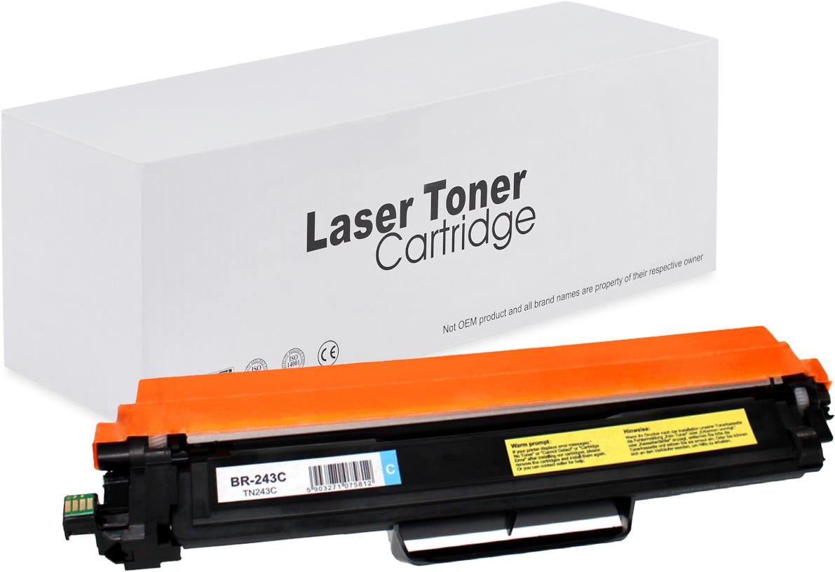съвместима тонер касета за принтери и печатащи устройства на Brother HL-L3210CW Toner BR-243C | TN243C. Ниски цени, прецизно изпълнение, високо качество.