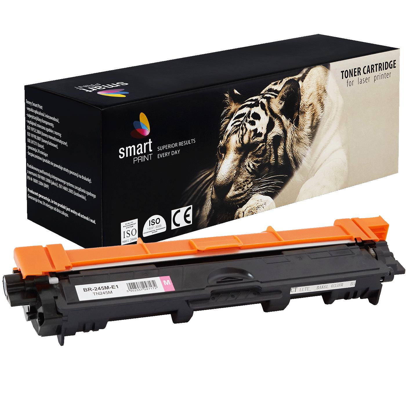 съвместима тонер касета за принтери и печатащи устройства на Brother DCP-9015 Toner BR-245M | TN245M / TN241M. Ниски цени, прецизно изпълнение, високо качество.