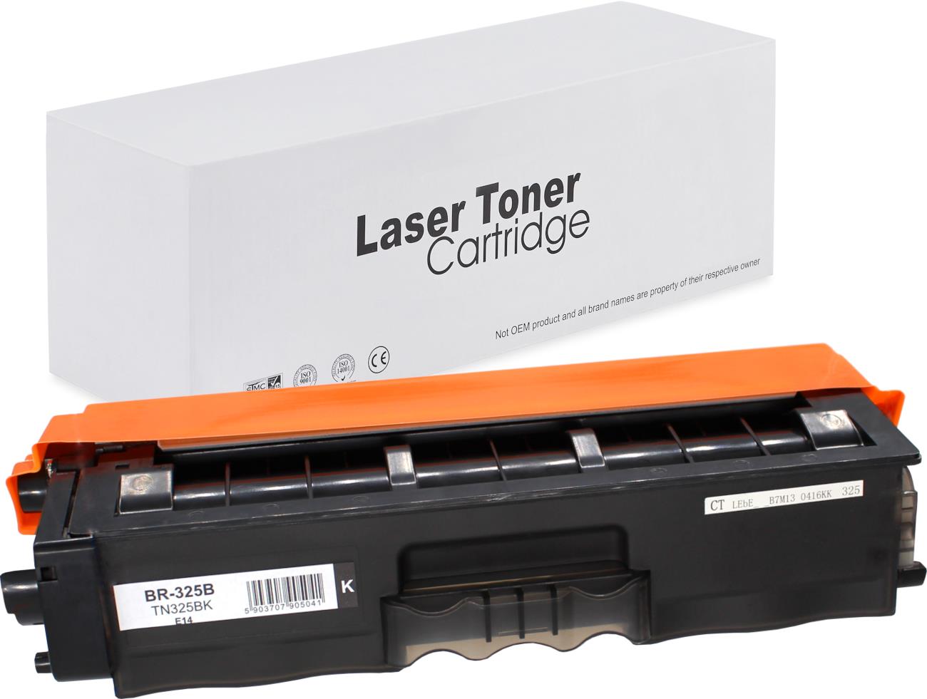 съвместима тонер касета за принтери и печатащи устройства на Brother MFC 9460 CDN Toner BR-325B | TN325BK. Ниски цени, прецизно изпълнение, високо качество.