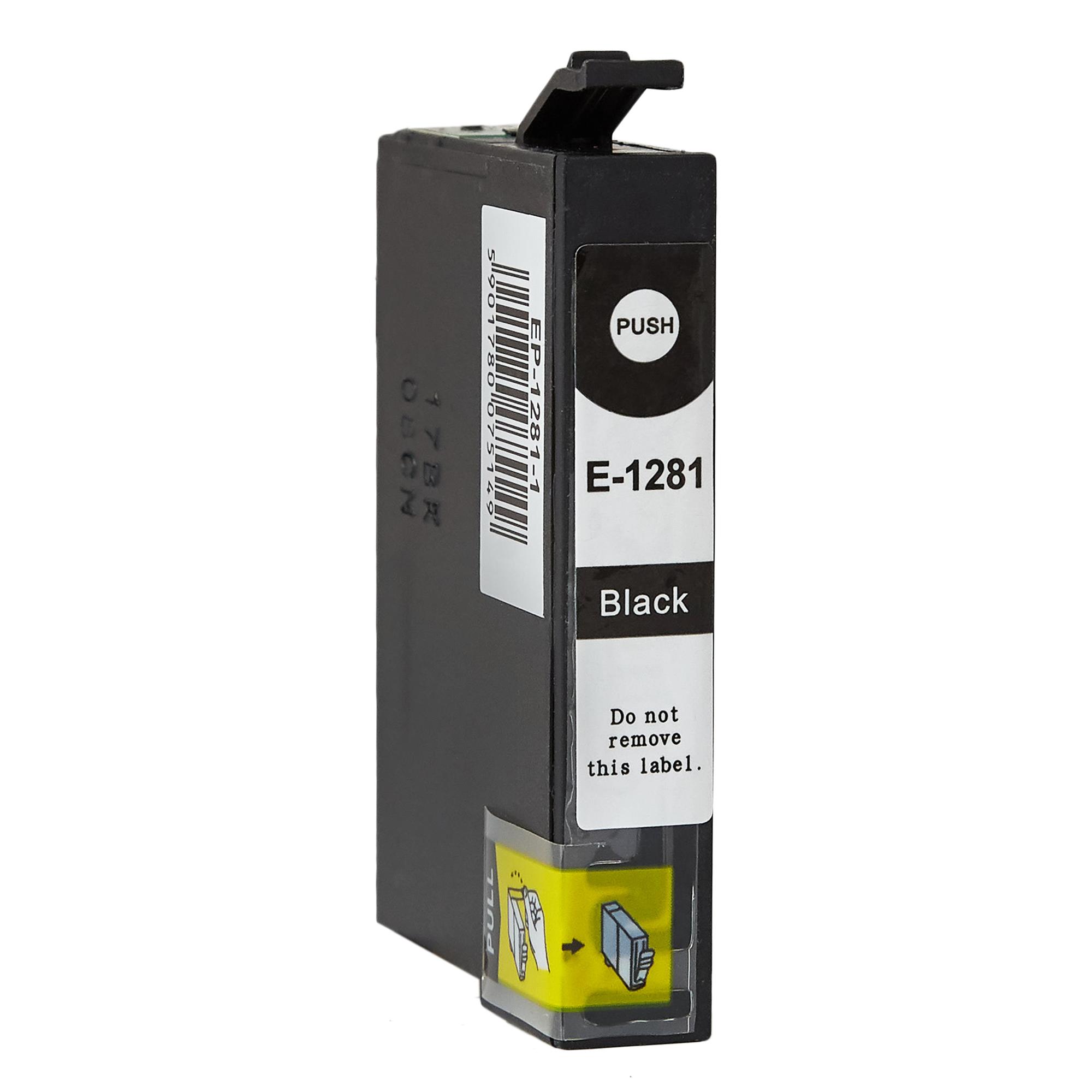 патрон, мастилена касета-глава, мастилница за принтери и печатащи устройства на Epson STYLUS SX 125 Ink EP-1281 | C13T12814011 / T1281. Ниски цени, прецизно изпълнение, високо качество.