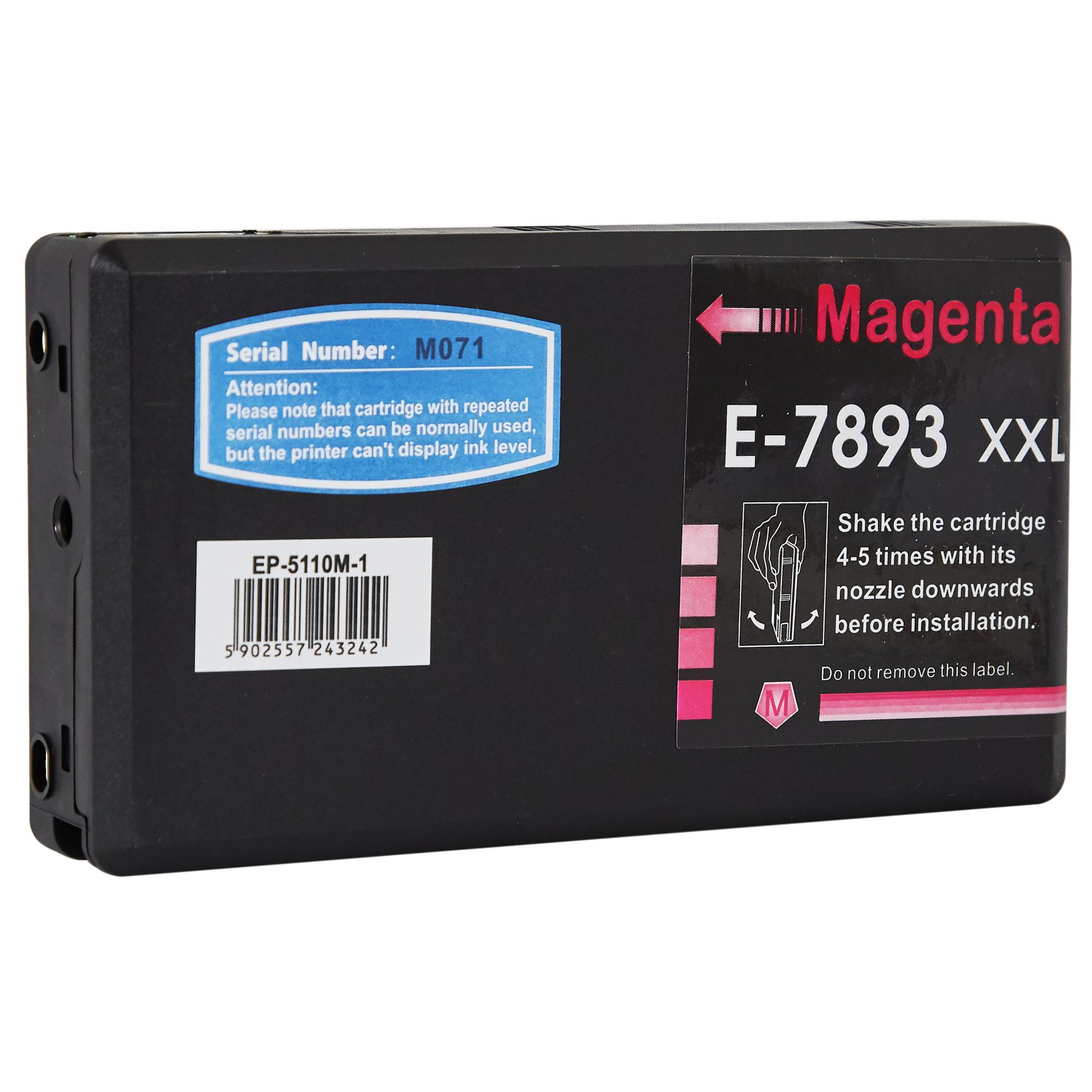 патрон, мастилена касета-глава, мастилница за принтери и печатащи устройства на Epson PRO WF-5690 DWF Ink EP-5110M | C13T789340 / T7893. Ниски цени, прецизно изпълнение, високо качество.
