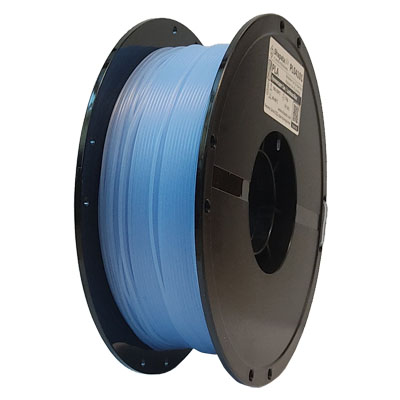 филамент за 3D принтери за принтери и печатащи устройства на 3D print Filament филамент за 3D принтери PLA luminous blue 1кг. луминисцентно синьо PLA luminous blue, Prof. Lab. Ниски цени, прецизно изпълнение, високо качество.