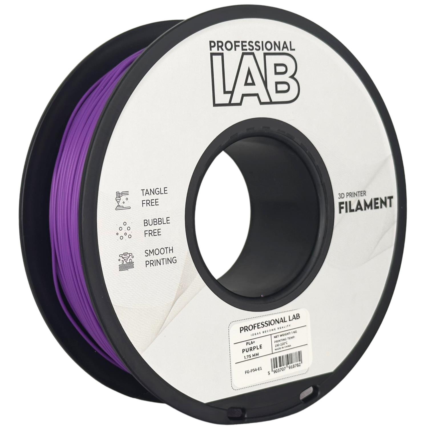 филамент за 3D принтери за принтери и печатащи устройства на 3D print Filament филамент за 3D принтери PLA+ purple 1кг лилав PLA+ purple, Prof. Lab.  цнимка 2.