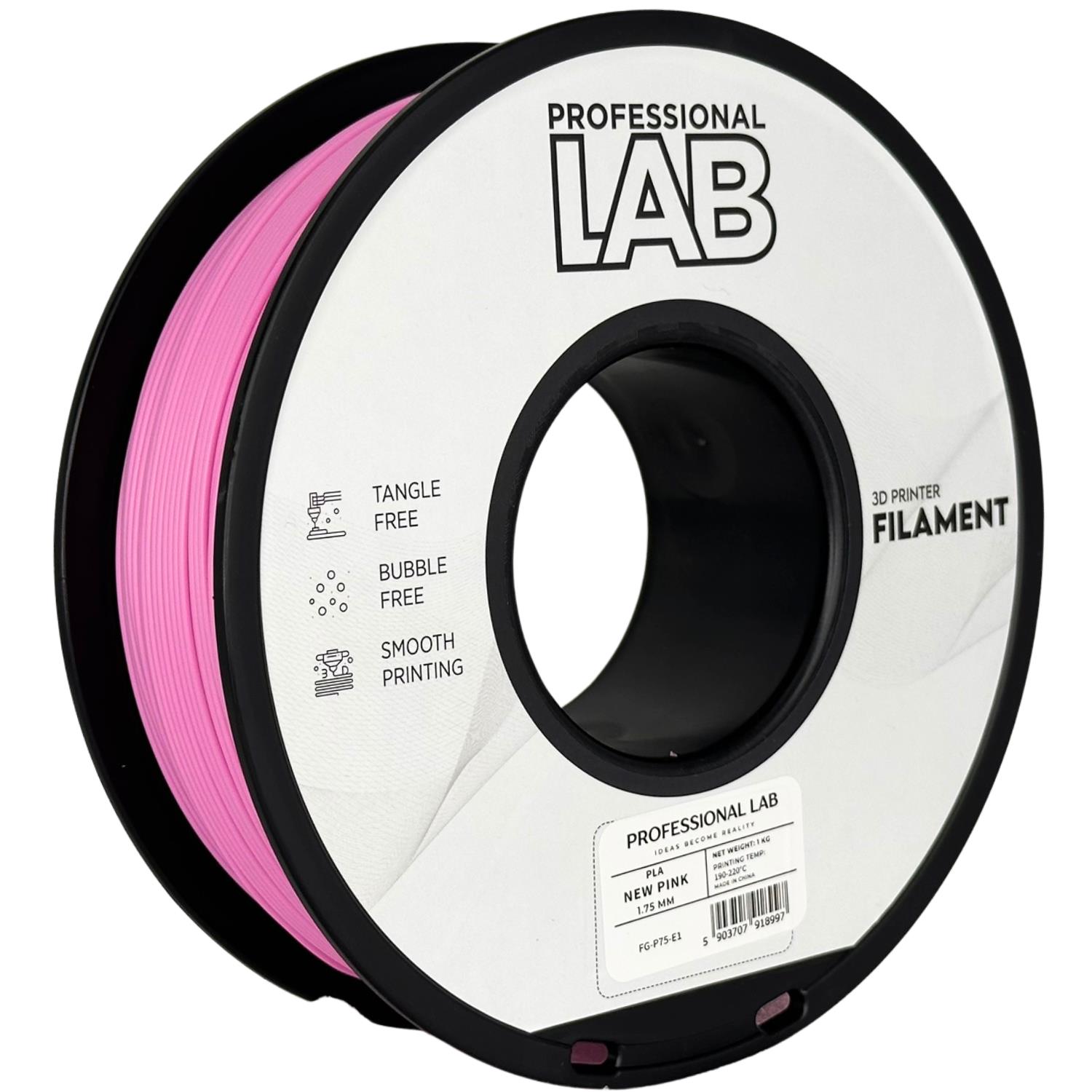 филамент за 3D принтери за принтери и печатащи устройства на 3D print Filament филамент за 3D принтери PLA new pink 1 кг. розов PLA new pink, Prof. Lab.  цнимка 2.