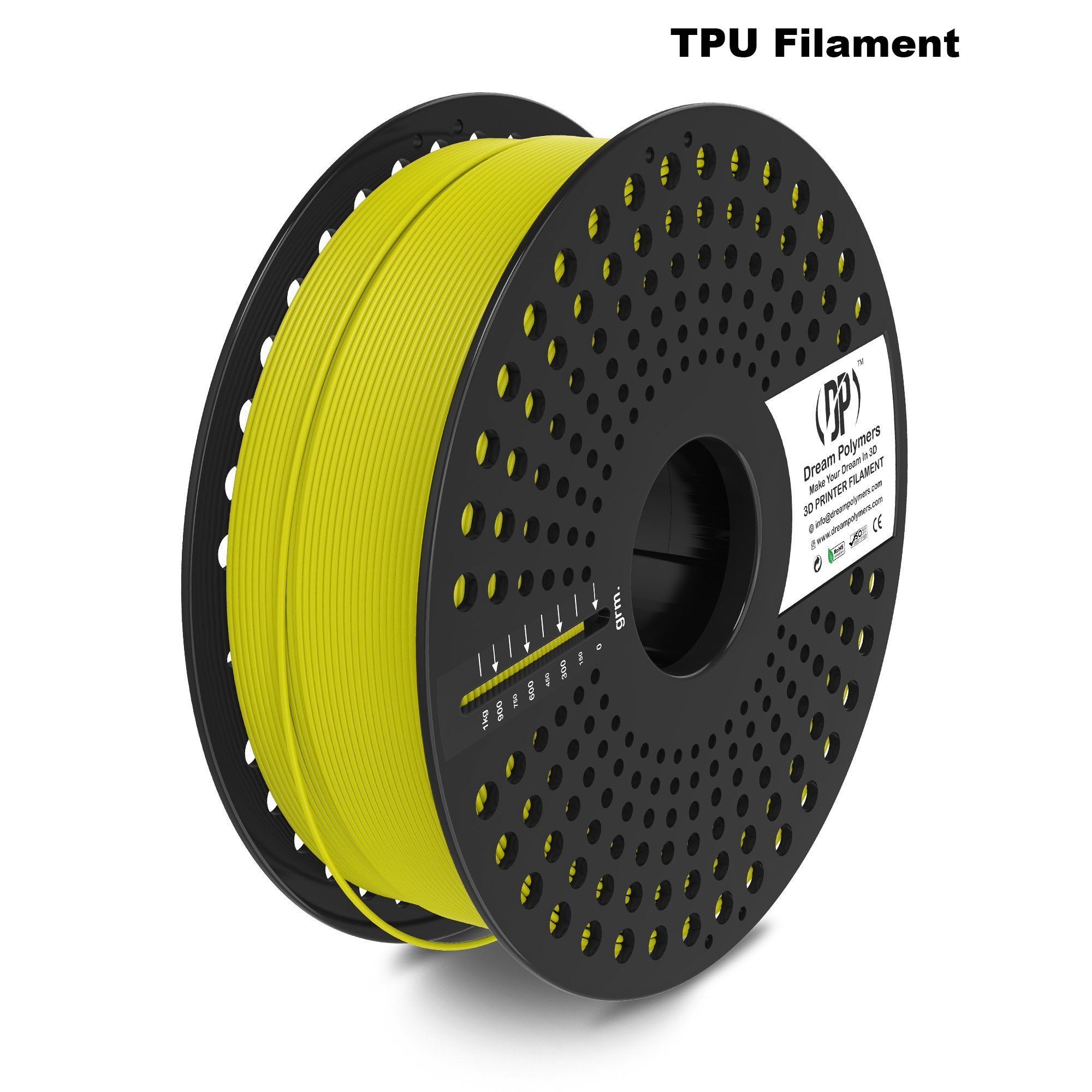 филамент за 3D принтери за принтери и печатащи устройства на 3D print Filament филамент за 3D принтери TPU yellow 1кг. жълт TPU yellow, Smart. Ниски цени, прецизно изпълнение, високо качество.