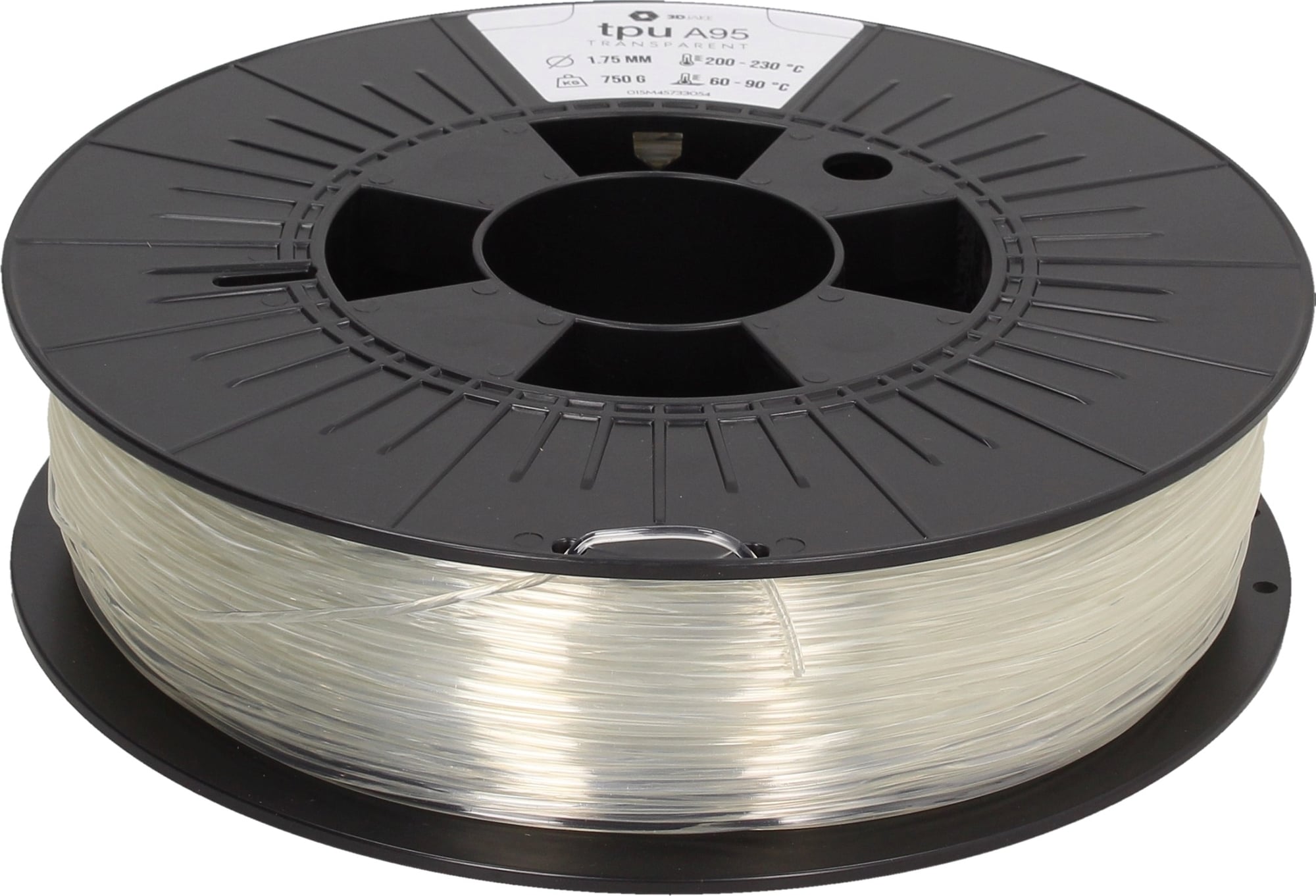 филамент за 3D принтери за принтери и печатащи устройства на 3D print Filament филамент за 3D принтери TPU transparent 1кг. прозрачен TPU transparent, Smart Print. Ниски цени, прецизно изпълнение, високо качество.