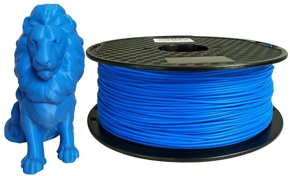 филамент за 3D принтери за принтери и печатащи устройства на 3D print Filament филамент за 3D принтери PLA+ blue 1кг. син PLA+ blue, Smart. Ниски цени, прецизно изпълнение, високо качество.