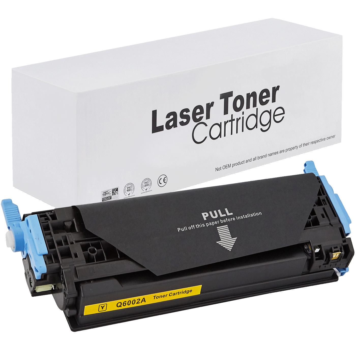 съвместима тонер касета за принтери и печатащи устройства на Hewlett Packard (HP) Color LaserJet 1600, Color LaserJet 2600, Color LaserJet 2600N, Color LaserJet 2605, Color LaserJet 2605DN, Color LaserJet 2605DTN, Color LaserJet CM1015, Color LaserJet CM1015MFP, Color LaserJet CM1017, Color LaserJet CM1017MFP, LaserJet 1600, LaserJet 2600, LaserJet 2605 Q6002A. Ниски цени, прецизно изпълнение, високо качество.