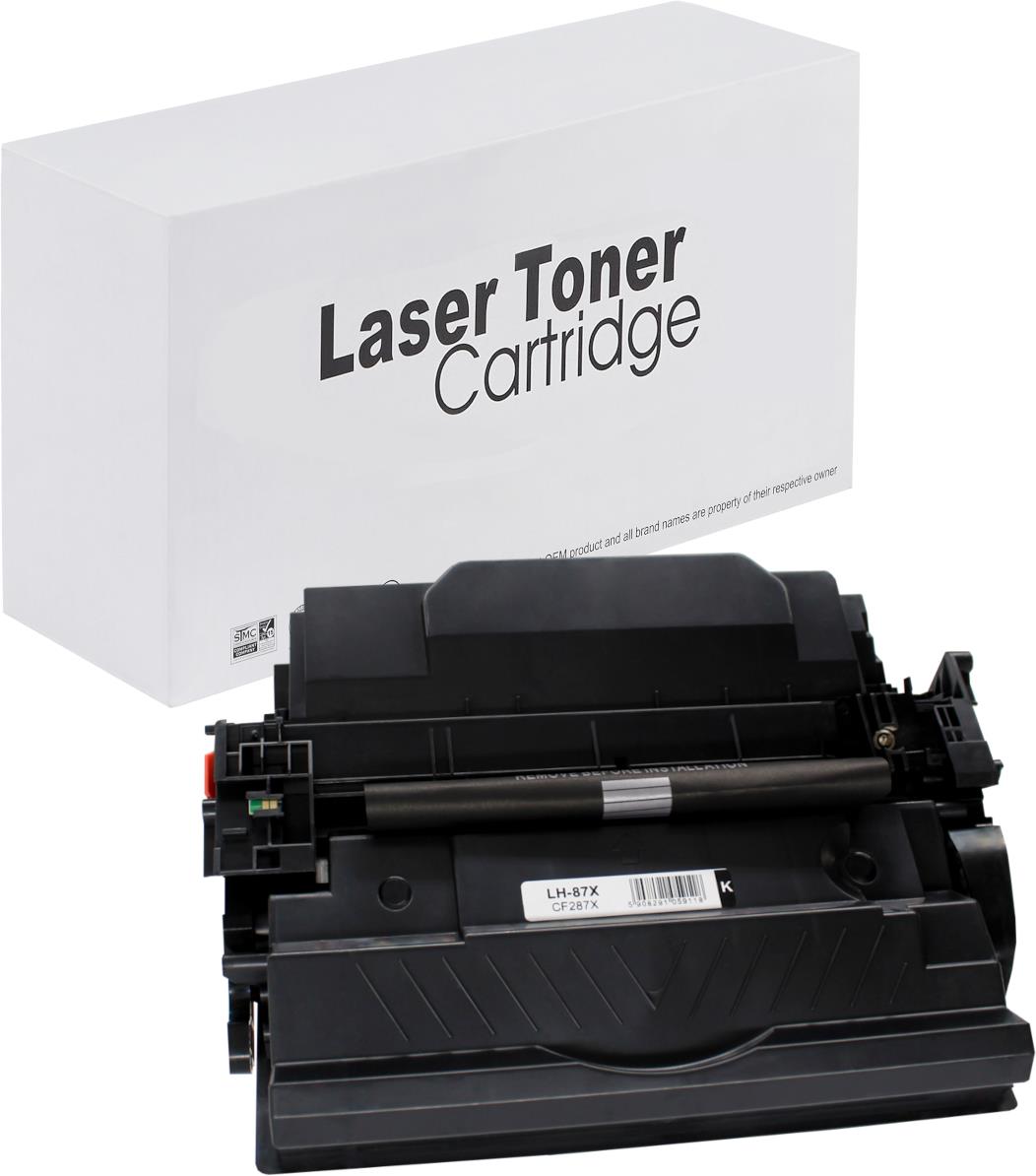 съвместима тонер касета за принтери и печатащи устройства на Hewlett Packard (HP) LaserJet Enterprise FLOW MFP M527C, LaserJet Enterprise FLOW MFP M527Z, LaserJet Enterprise M506DN, LaserJet Enterprise M506N, LaserJet Enterprise M506X, MFP M527DN, MFP M527F, LaserJet PRO MFP M527DNM, LaserJet Enterprise MFP M527Z, LaserJet Enterprise M527F, LaserJet Enterprise M527DN, LaserJet Enterprise M506DN, LaserJet Enterprise M506N, LaserJet Enterprise M506X 87X, CF287X. Ниски цени, прецизно изпълнение, високо качество.