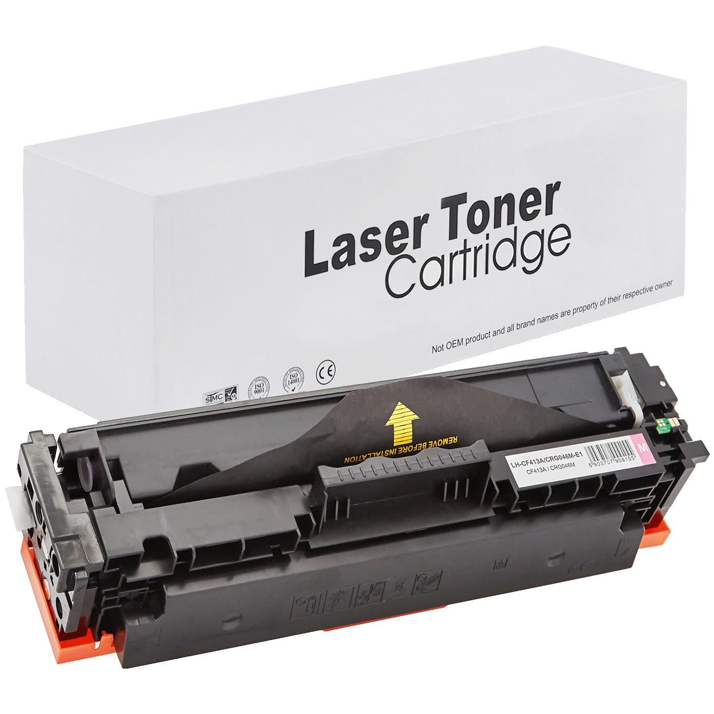 съвместима тонер касета за принтери и печатащи устройства на Hewlett Packard (HP) COLOR LaserJet PRO M 450 SERIES Toner HP-CF413A/CRG046M | CF413A / CRG046M. Ниски цени, прецизно изпълнение, високо качество.