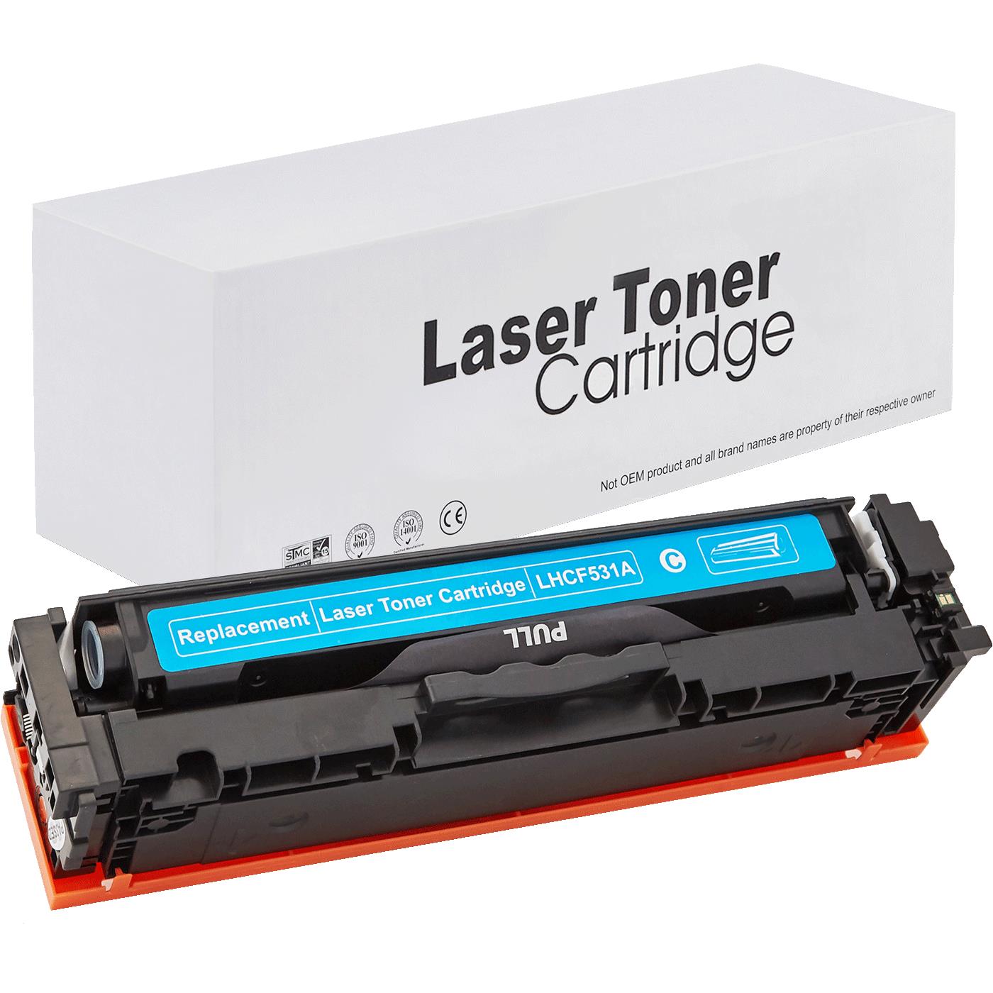 съвместима тонер касета за принтери и печатащи устройства на Hewlett Packard (HP) COLOR LASERJET PRO MFP M180N Toner HP-CF531A | CF531A. Ниски цени, прецизно изпълнение, високо качество.