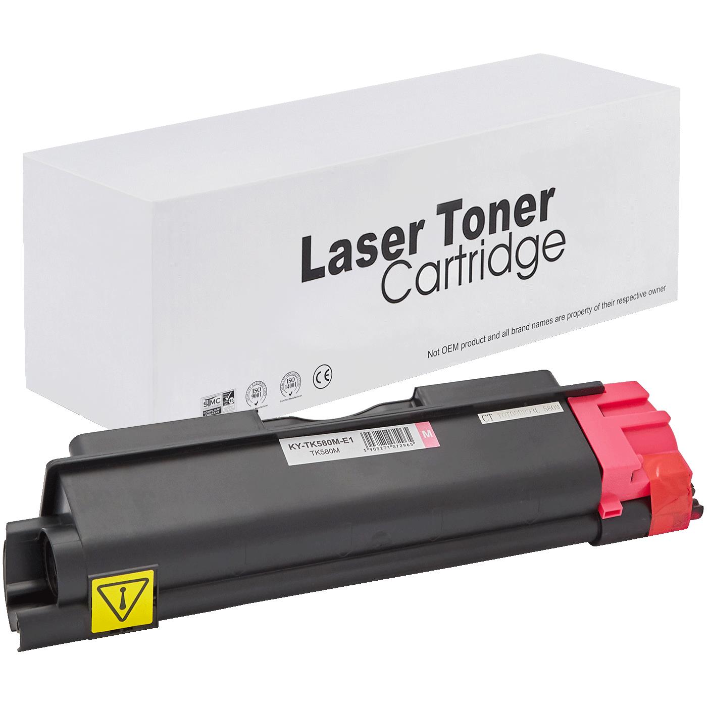 съвместима тонер касета за принтери и печатащи устройства на Kyocera Mita FS-C 5150 DN Toner KY-TK580M | TK580M. Ниски цени, прецизно изпълнение, високо качество.