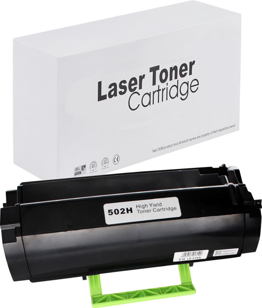 съвместима тонер касета за принтери и печатащи устройства на Lexmark MS 510 dn Toner LE-310A | 50F2000. Ниски цени, прецизно изпълнение, високо качество.