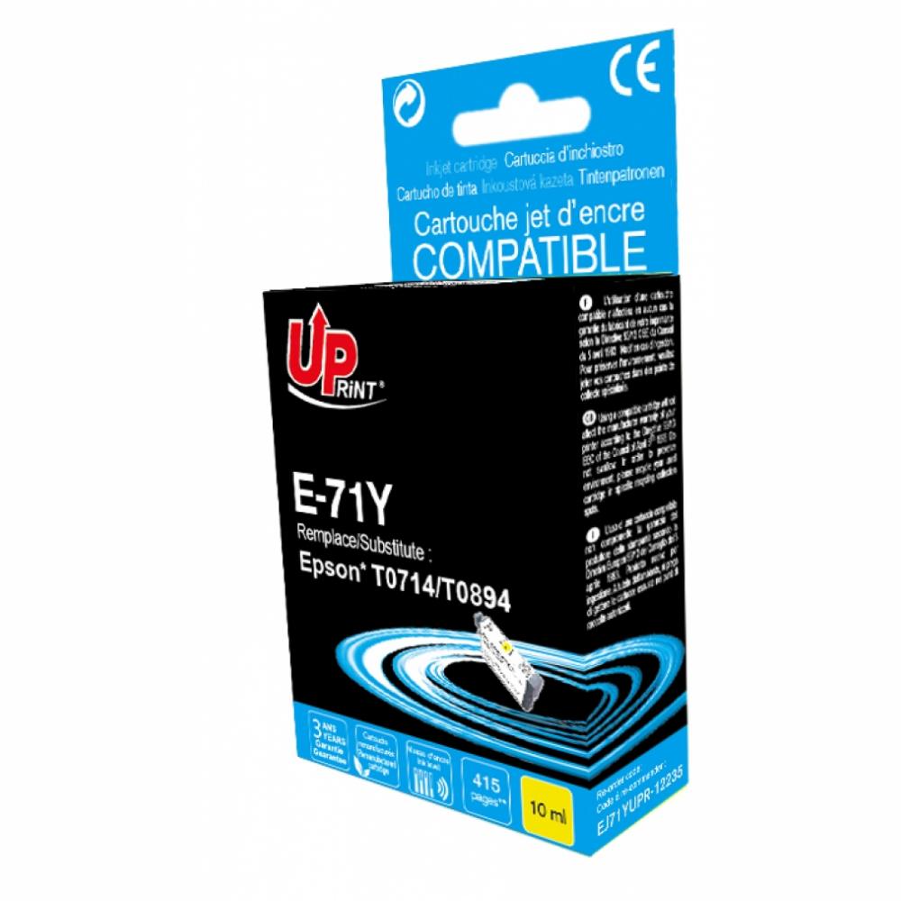 патрон, мастилена касета-глава, мастилница за принтери и печатащи устройства на Epson STYLUS D92 T0714 T0894 e-71Y. Ниски цени, прецизно изпълнение, високо качество.