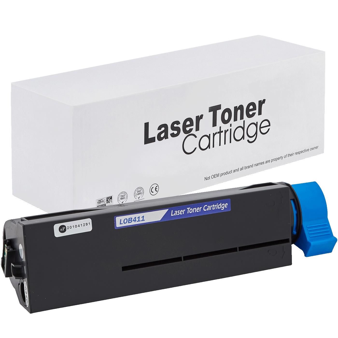 съвместима тонер касета за принтери и печатащи устройства на Oki OKI B411D Toner OK-411 | 44574702. Ниски цени, прецизно изпълнение, високо качество.