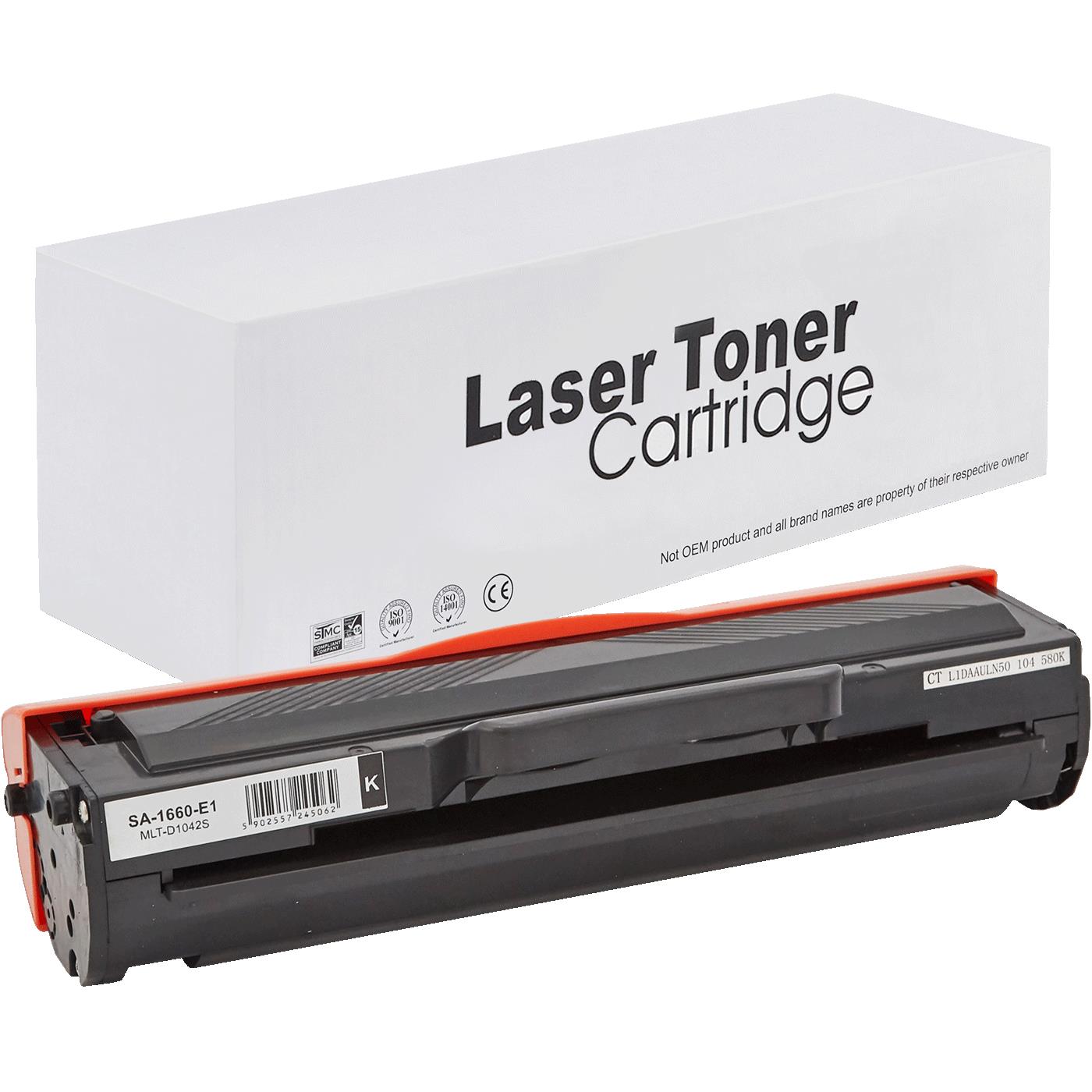 съвместима тонер касета за принтери и печатащи устройства на Samsung ML1865 Toner SA-1660 | MLT-D1042 / D1042. Ниски цени, прецизно изпълнение, високо качество.