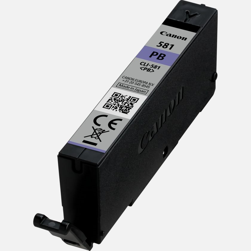 Оригинална мастилена касета (глава, патрон, мастилница) за принтери и печатащи устройства на Canon 9150AiO CLI-581 Photo Blue. Ниски цени, прецизно изпълнение, високо качество.
