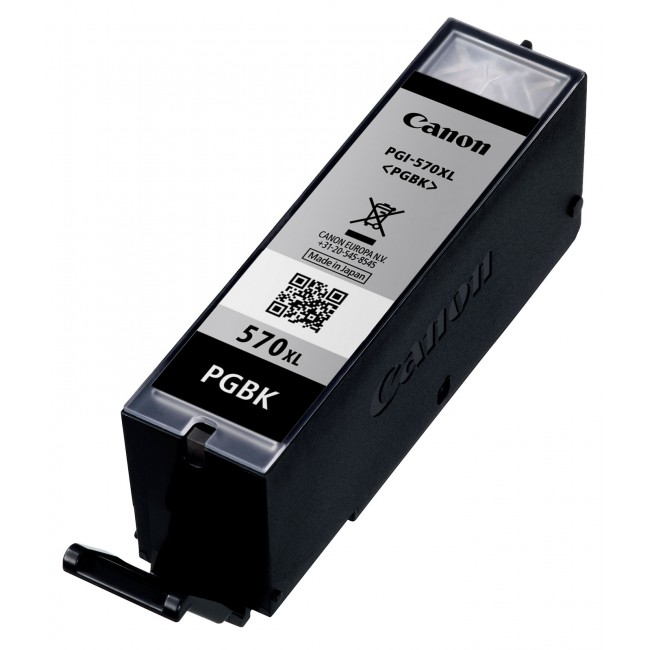 Оригинална мастилена касета (глава, патрон, мастилница) за принтери и печатащи устройства на Canon Pixma MG5750 PGI-570XL PGBK. Ниски цени, прецизно изпълнение, високо качество.