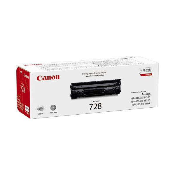 Тонер касета за принтери и печатащи устройства на Canon i-SENSYS MF4400 Cartridge 728. Ниски цени, прецизно изпълнение, високо качество.