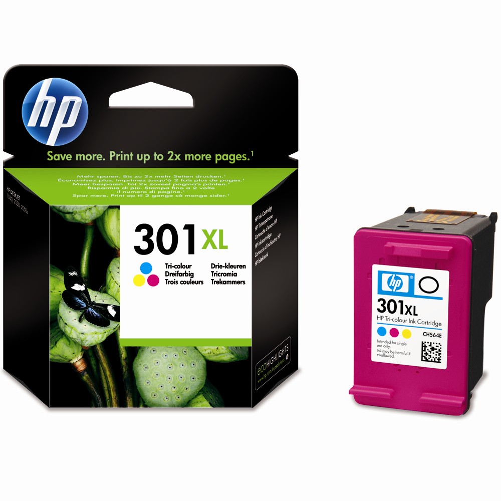 патрон, мастилена касета-глава, мастилница за принтери и печатащи устройства на Hewlett Packard (HP) 2050 CH564EE No 301xl. Ниски цени, прецизно изпълнение, високо качество.